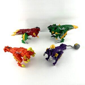 Lot Of 4 Power Rangers Dino Super Charge Zords for Parts